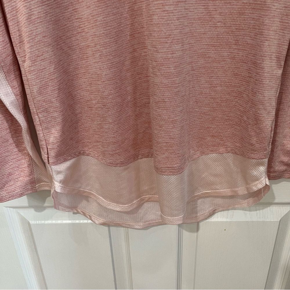 under armour pale pink long sleeve crew neck top size medium - Picture 4 of 13